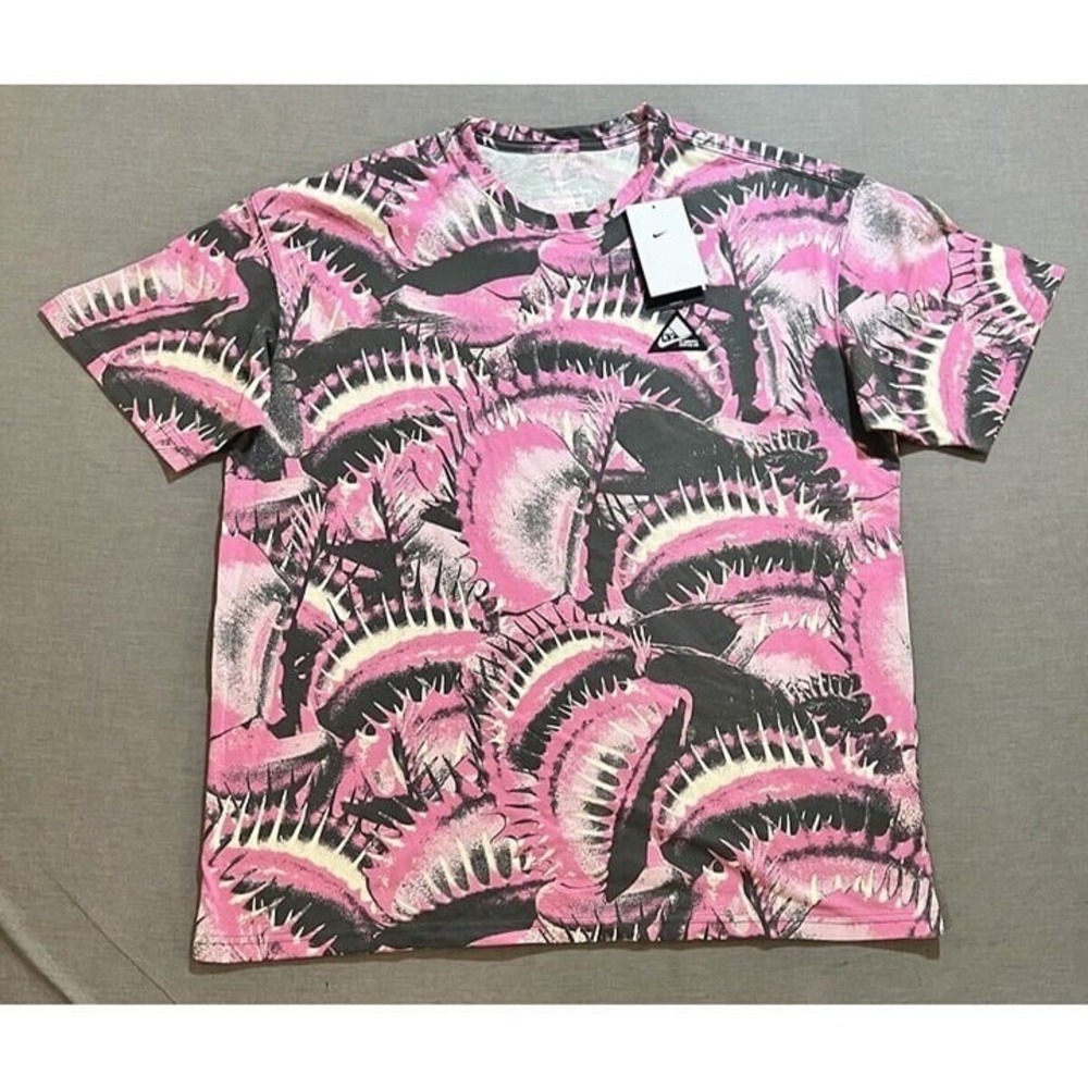 NIKE Kyrie Irving KY JOURNEY REWARDS Shirt Mens Large Pink Short Sleeve Tee.